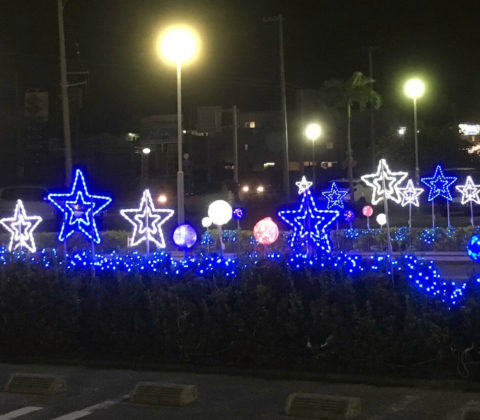 ショッピングセンター　イルミネーション